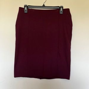 Ann Taylor Maroon Skirt